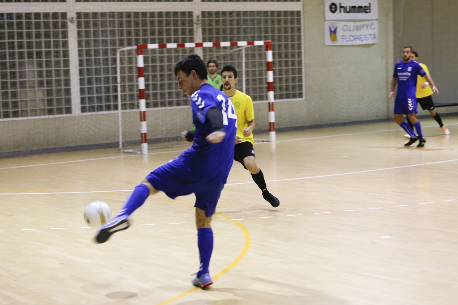 Olímpyc Floresta Vs FS Estel Vallseca al Pavelló de la Floresta. FOTO: Yves Dimant