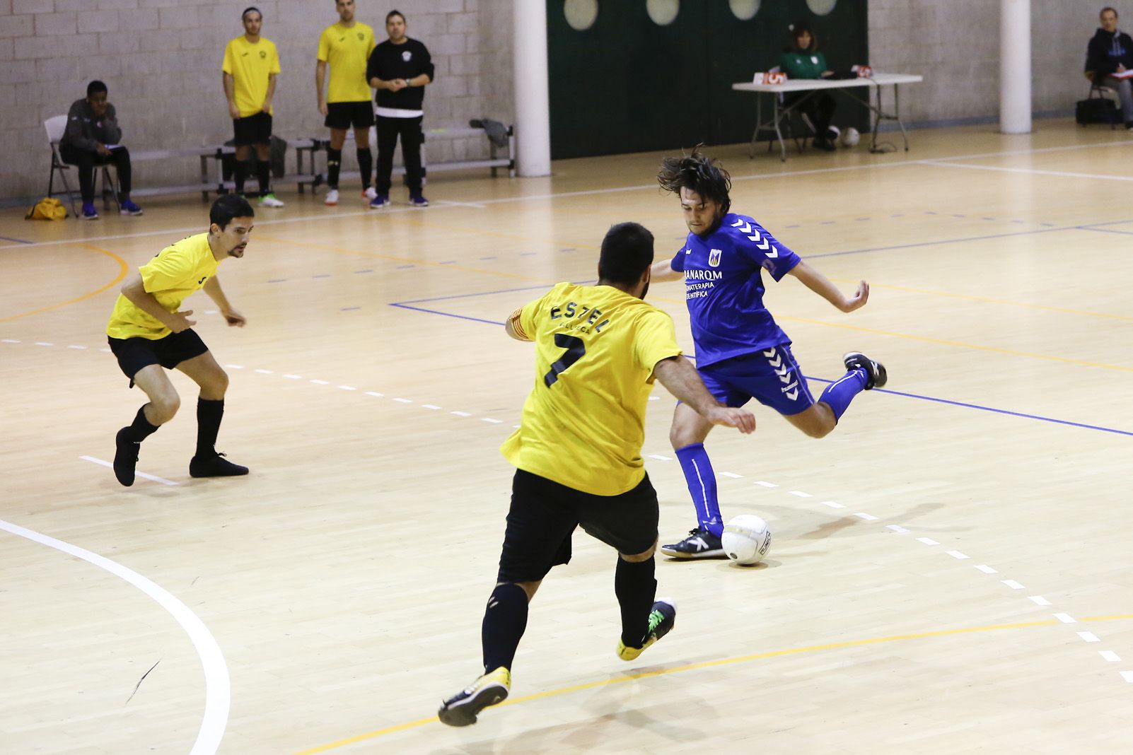 Olímpyc Floresta Vs FS Estel Vallseca al Pavelló de la Floresta. FOTO: Yves Dimant