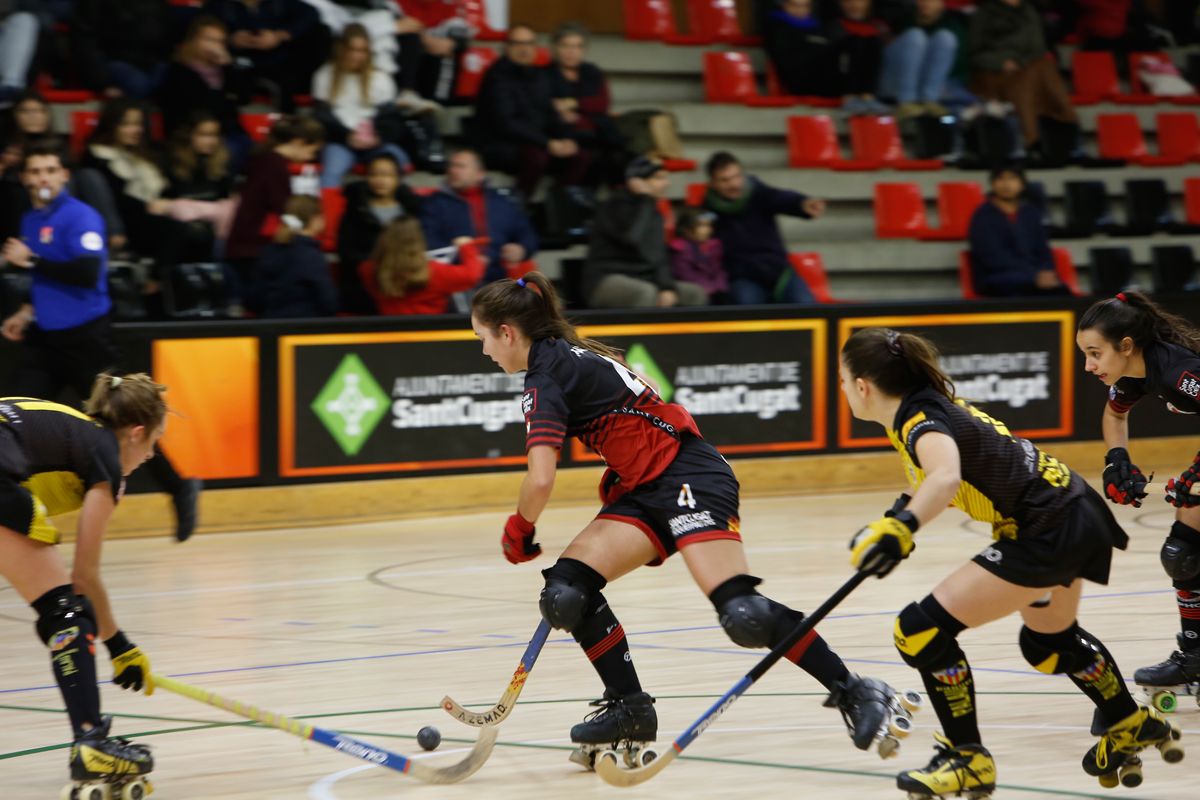 Partit del Hoquei patí Club Sant Cugat. FOTO: Yves Dimant