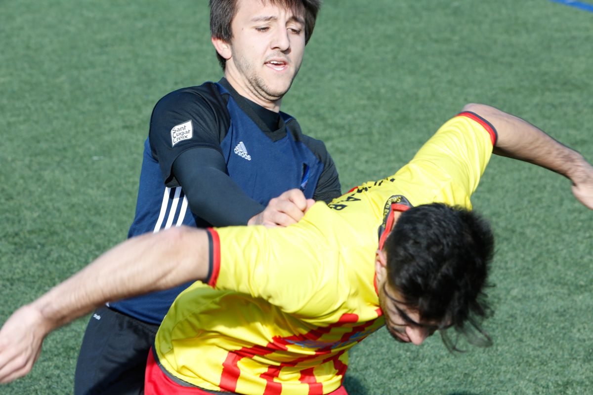 Atlètic Junior FC Vs CF Sant Andreu de la Barca Agrupació. FOTO: Yves Dimant