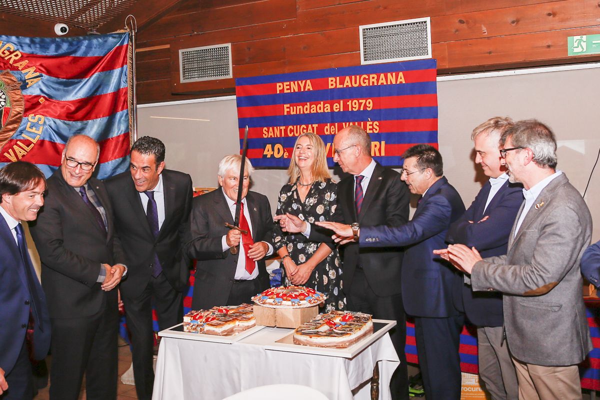 Dinar del 40è aniversari de la Penya Blaugrana de Sant Cugat FOTO: Yves Dimant