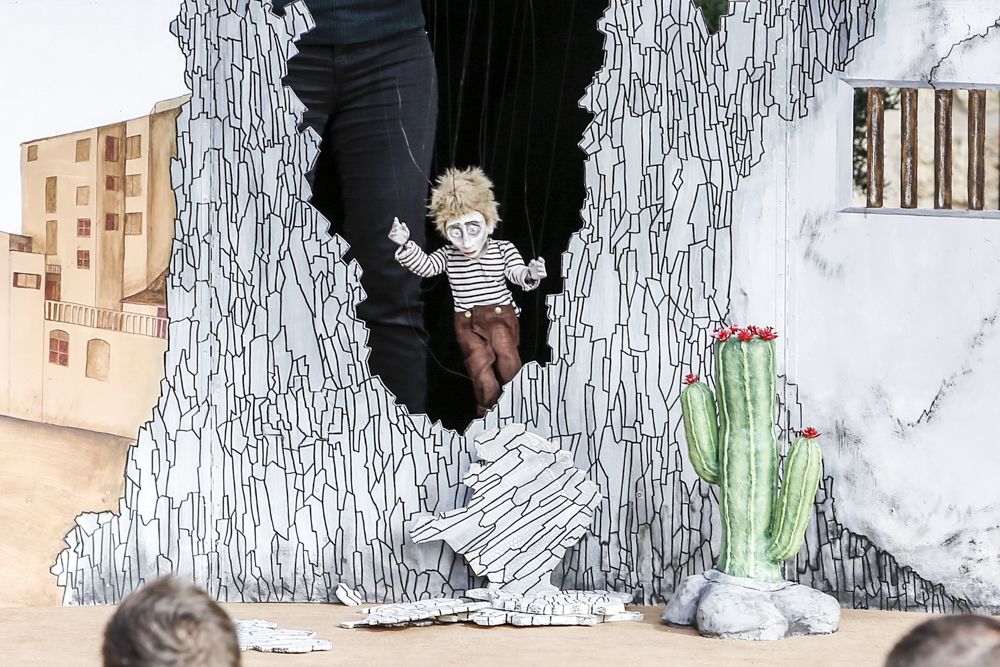 Mostra de Titelles a la plaça d'Octavià. FOTO: Bernat Millet