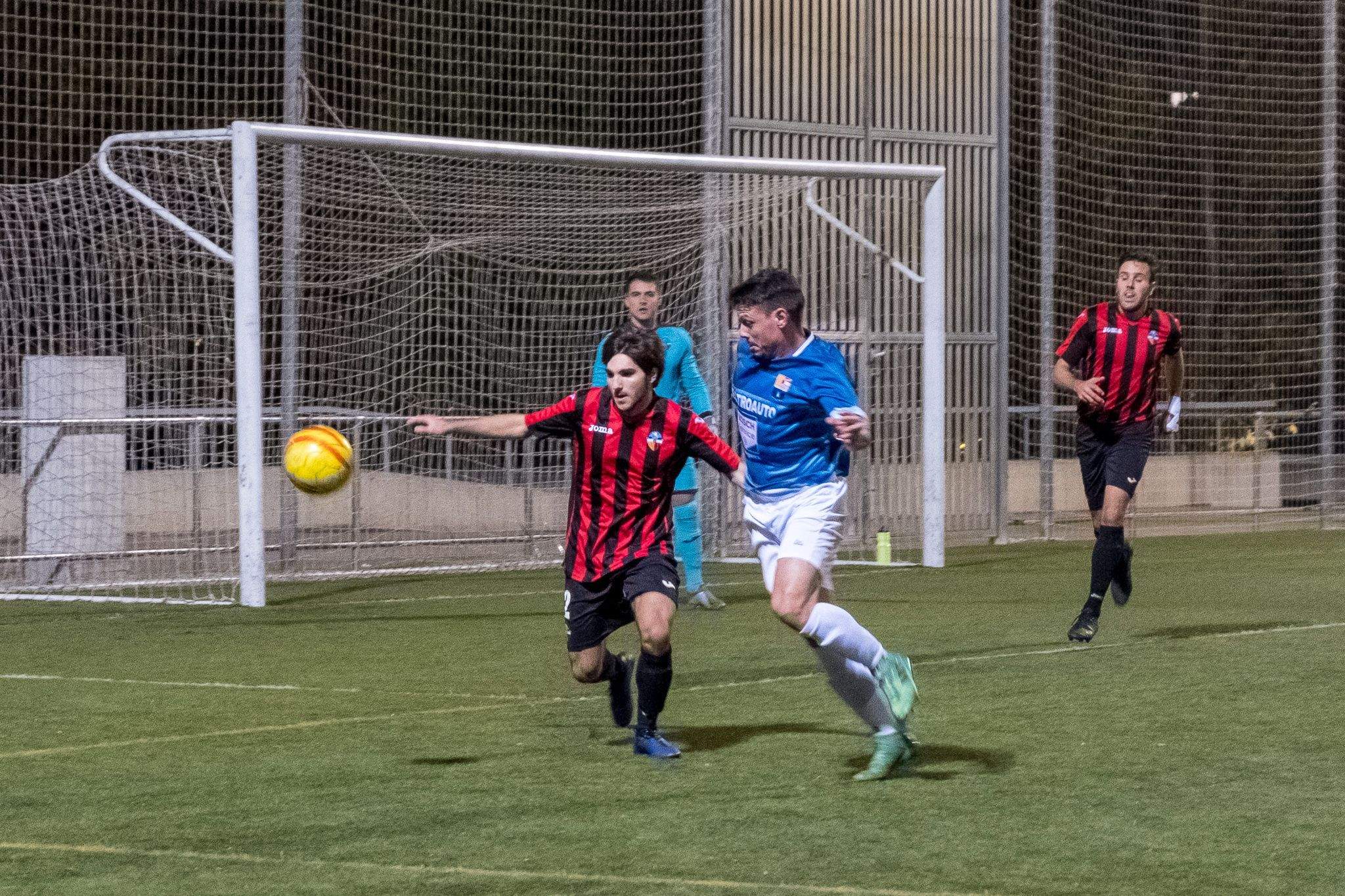 Partit de lliga entre Sant Cugat FC i CFA Espluguenc. FOTO: Ale Gómez
