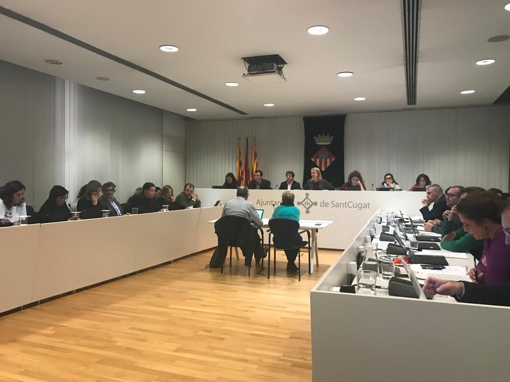 Ple municipal del mes de novembre. FOTO: Ferran Mitjà