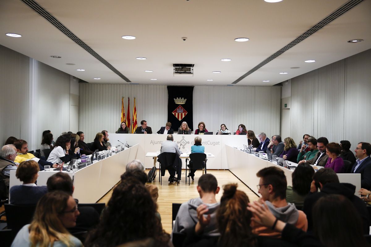 Moment del Ple Municipal del novembre del 2019. FOTO: Yves Dimant