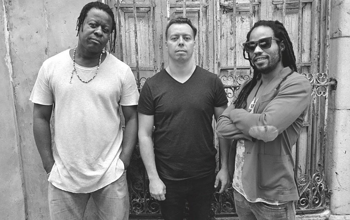 Mark Aanderud Trio, Childo Tomas i Frank Durand. FOTO: Cedida