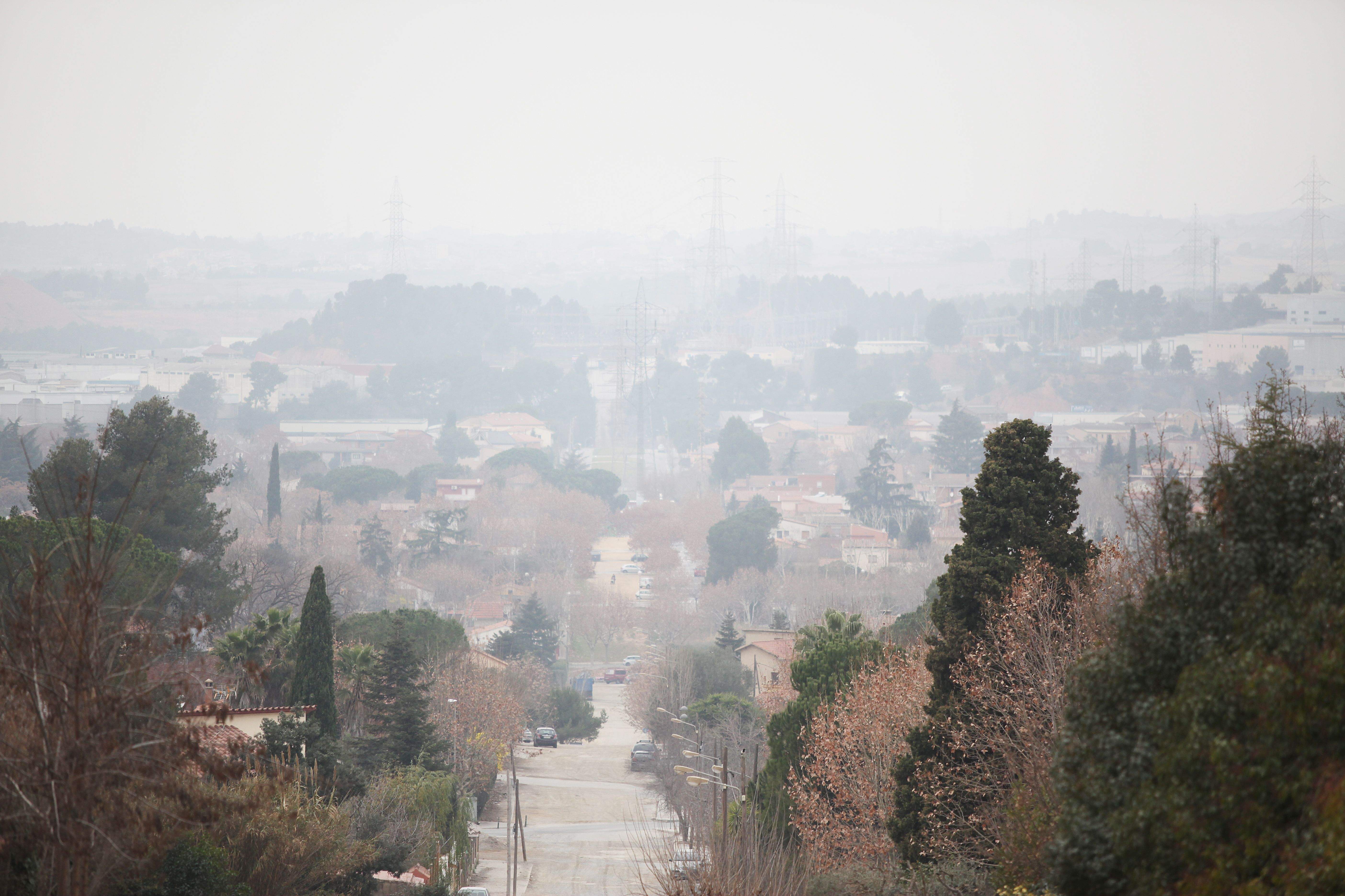 Inestabilitat en el temps a Sant Cugat. FOTO: Lali Puig