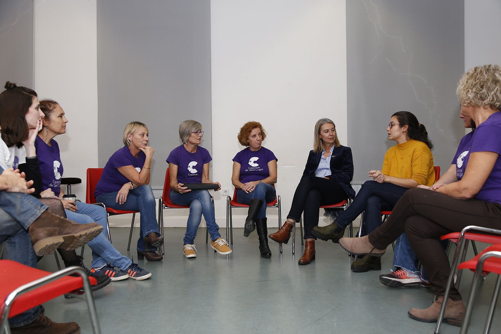 Reconeixament als caparrots pel 10è aniversari. FOTO: Anna Bassa