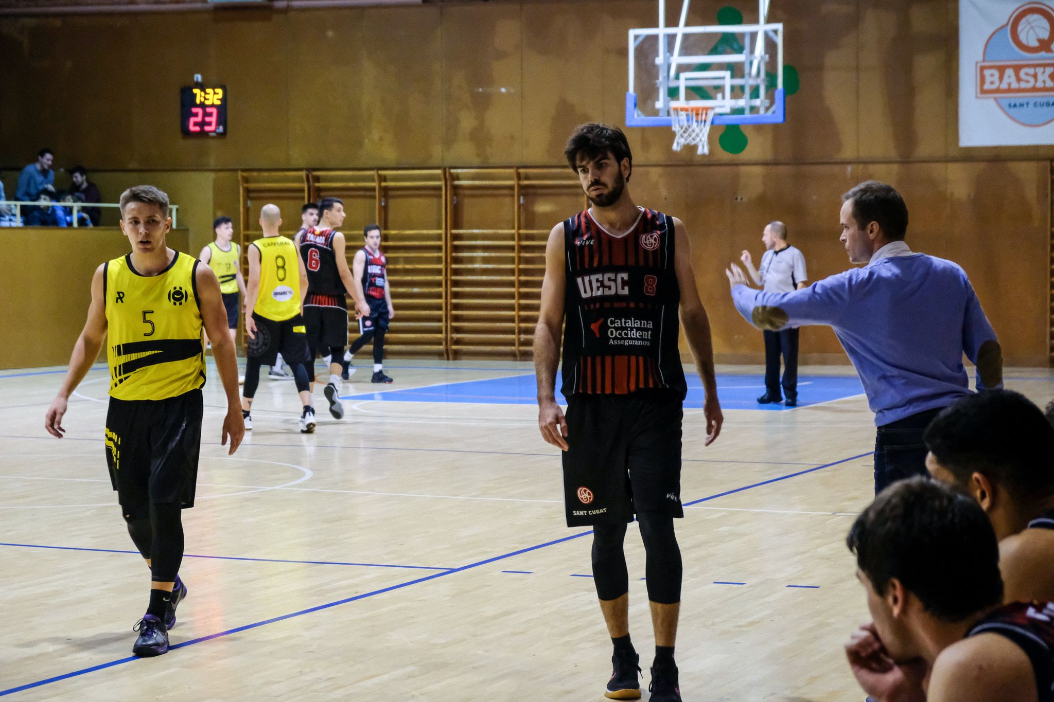Bàsquet masculí. UE Sant Cugat-Almeda. FOTO: Ale Gómez