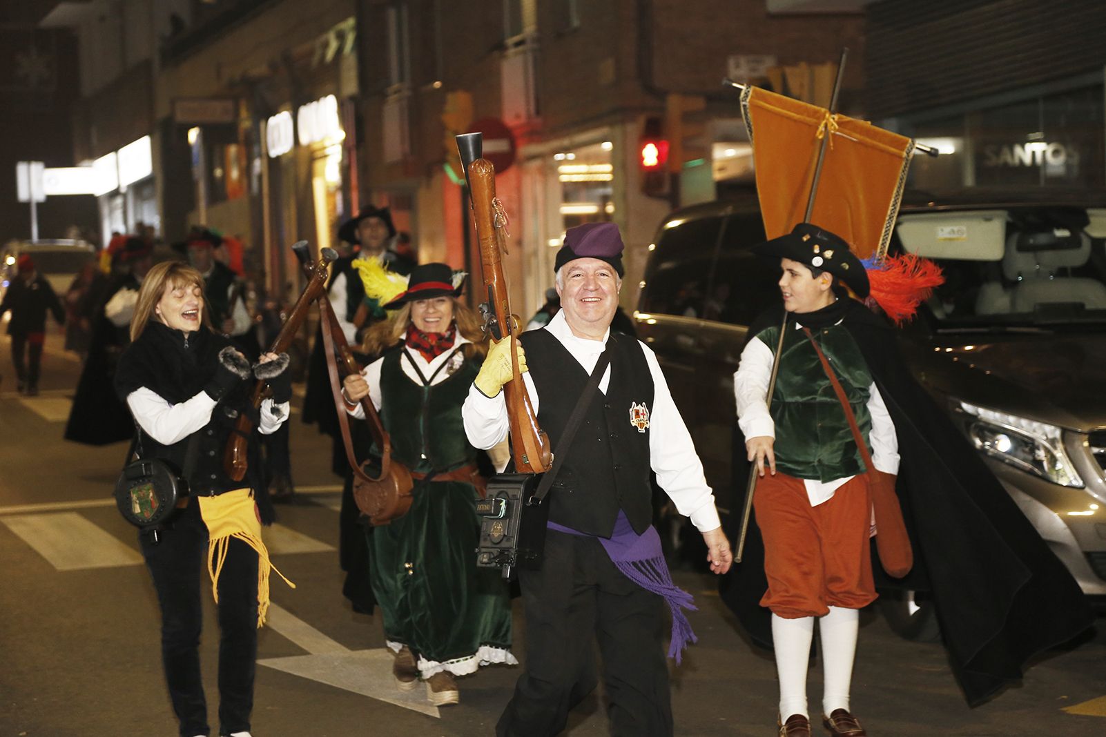 Rua pels carrers de Sant Cugat. FOTO: Anna Bassa