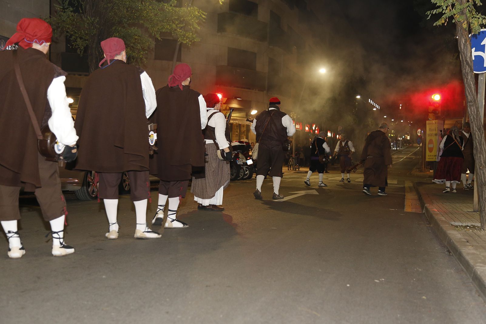 Rua pels carrers de Sant Cugat. FOTO: Anna Bassa