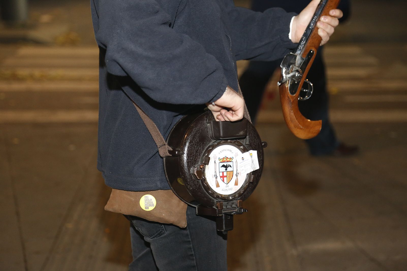 Rua pels carrers de Sant Cugat. FOTO: Anna Bassa