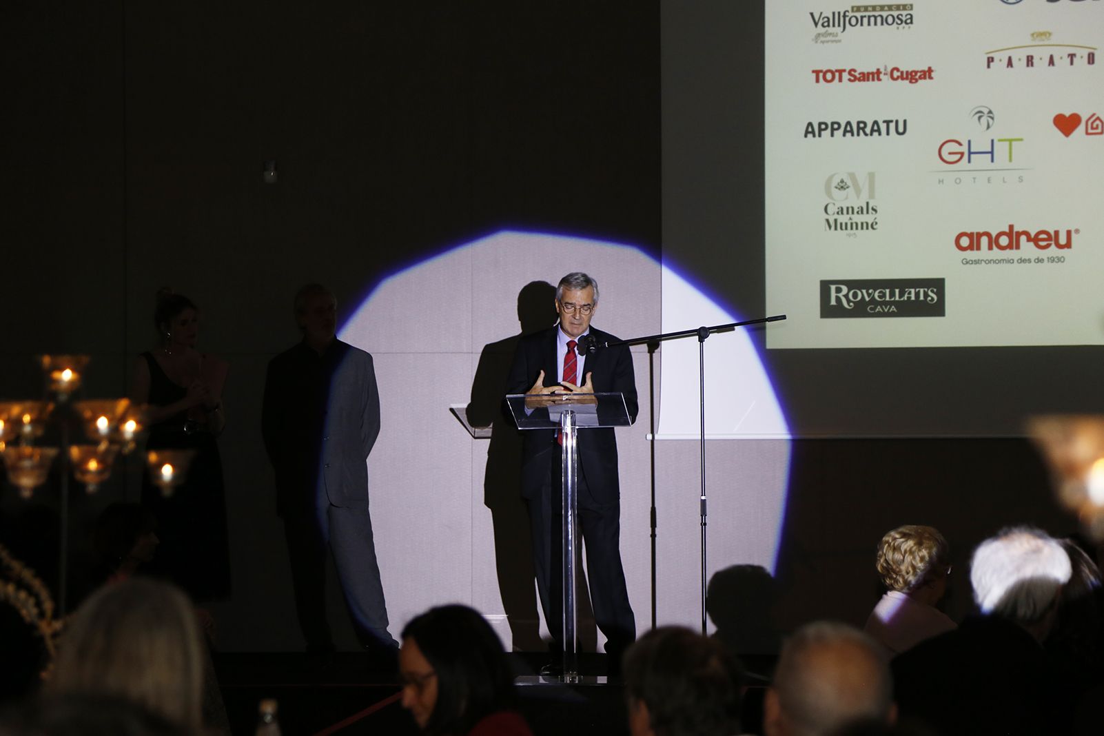 Parlaments al 38è sopar benèfic ASDI. FOTO: Anna Bassa