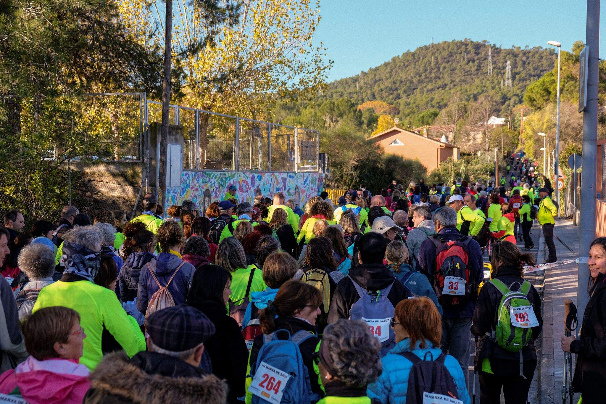La 3a Marxa (nòrdica) de la Salut. FOTO: Ale Gómez