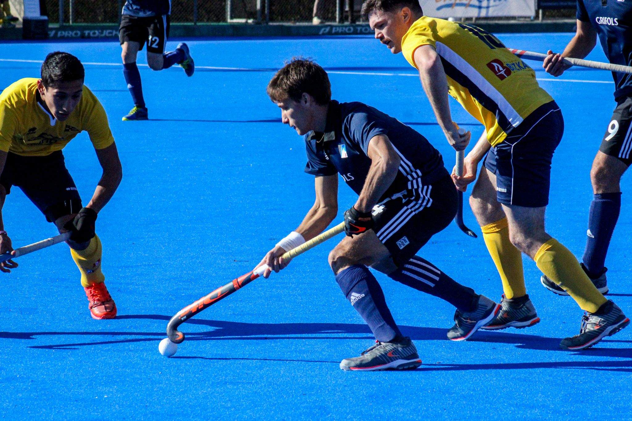 Hoquei sobre herba masculí. Junior FC-RC Jolaseta. FOTO: Ale Gómez