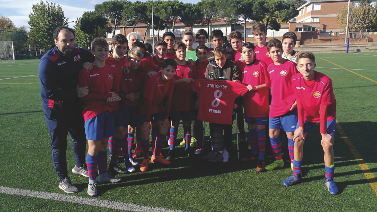 Equip del cadet B de la Penya Blaugrana. FOTO: Cedida