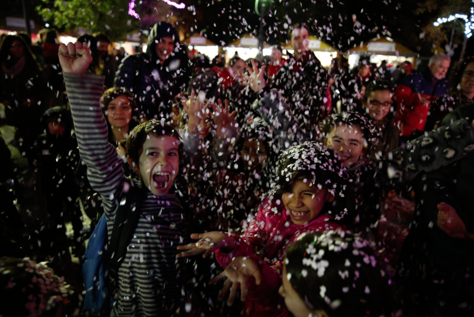 Festa d'encesa dels llums de Nadal 2019 a Sant Cugat. FOTO: Yves Dimant