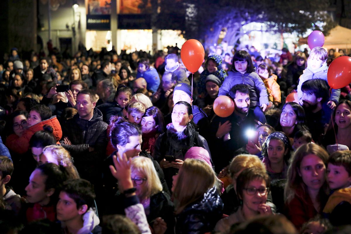 Encesa de llums de Nadal 2019. FOTO: Yves Dimant