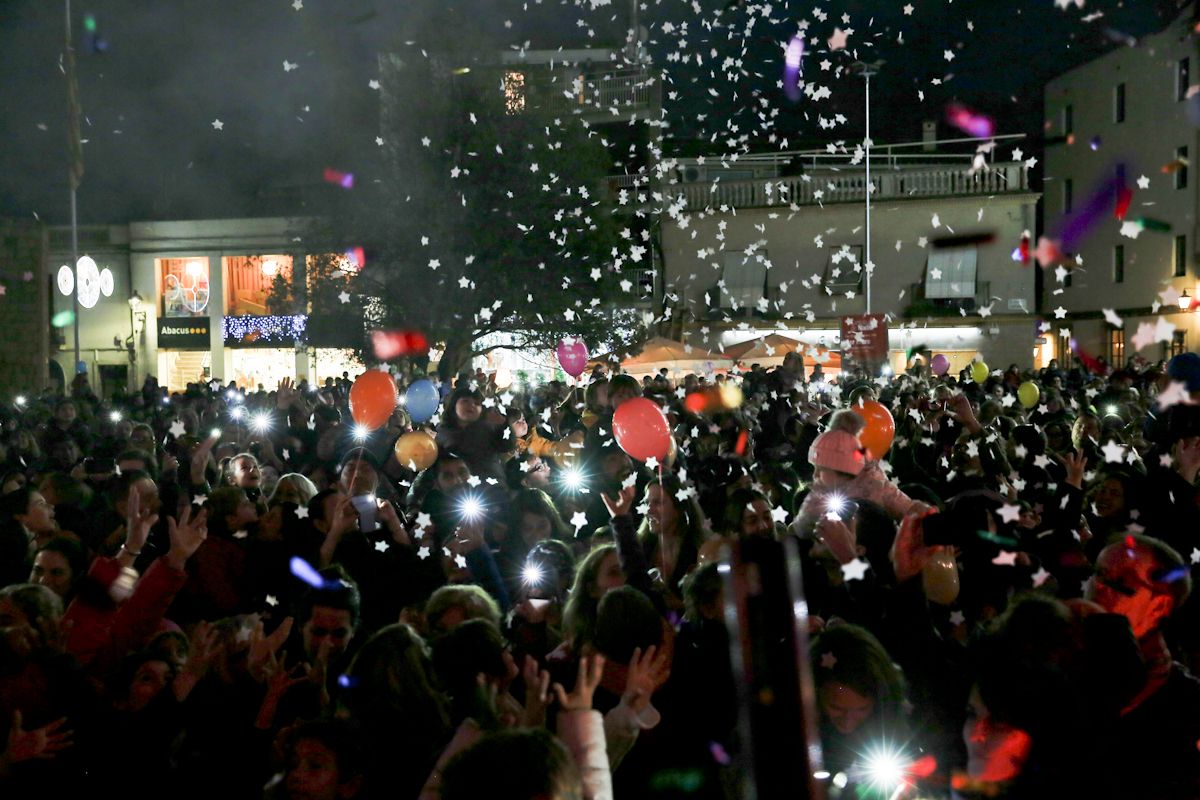 Encesa de llums de Nadal 2019. FOTO: Yves Dimant