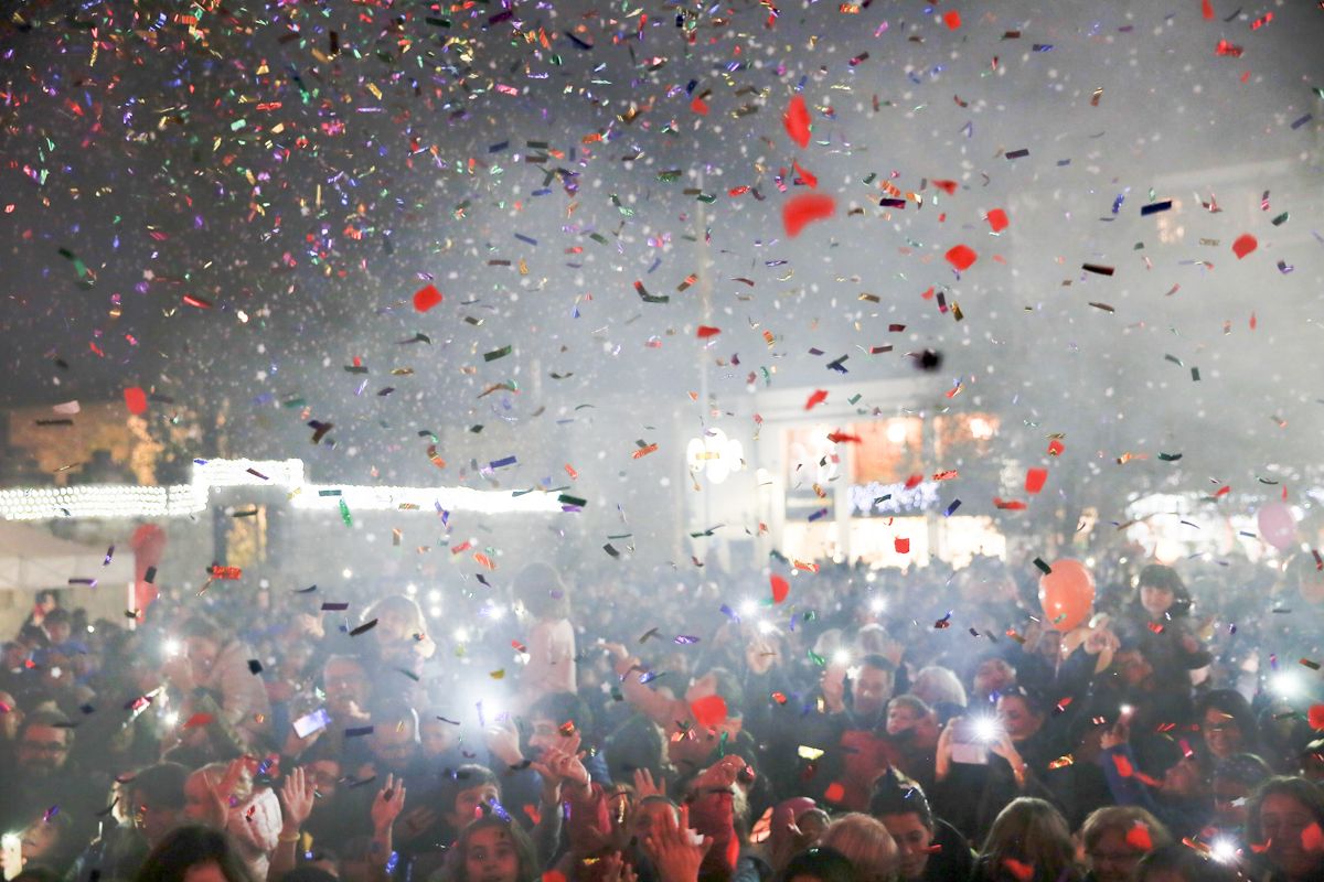Encesa de llums de Nadal 2019. FOTO: Yves Dimant