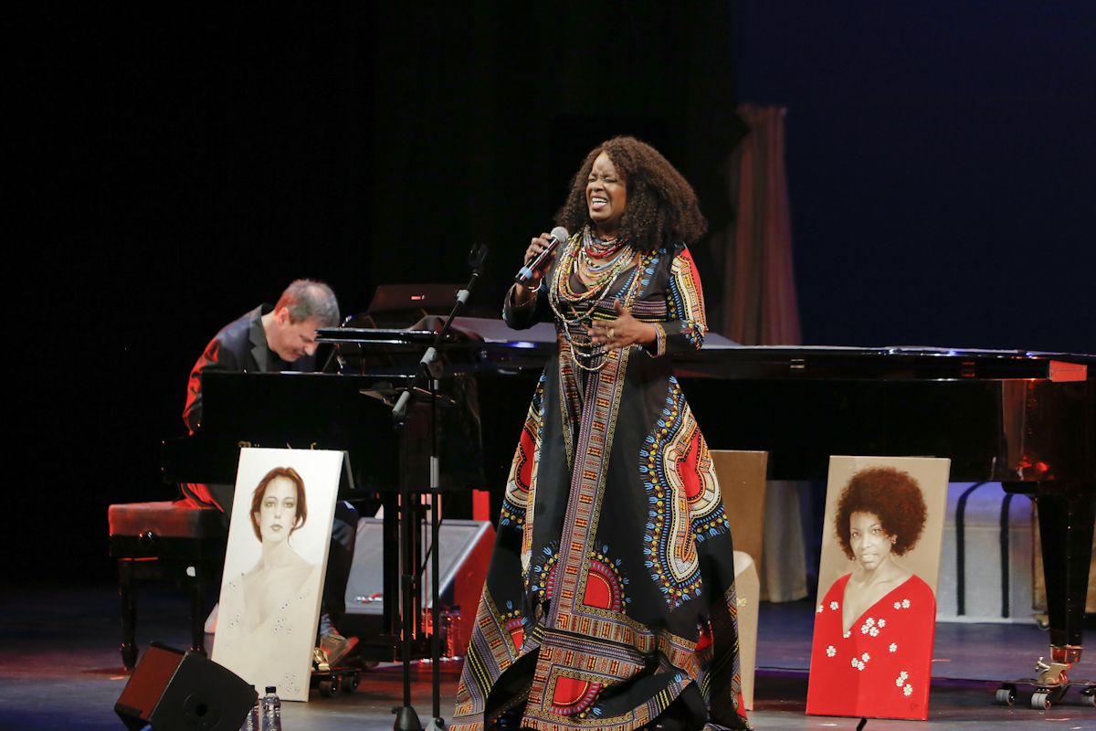 '2 artistes, 1 projecte. Tots contra la pòlio', amb Lluis Ribas i Monica Green al Teatre-Auditori. FOTO: Yves Dimant