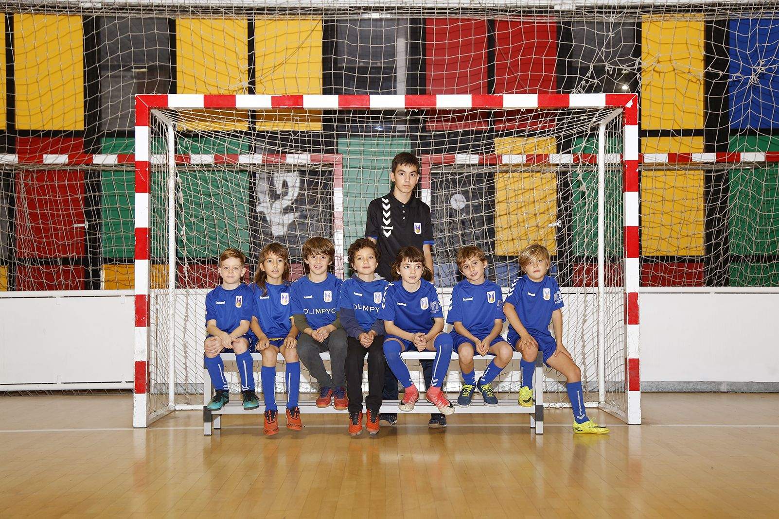 Presentació foto d'equip Olimpyc la Floresta. FOTO: Anna Bassa