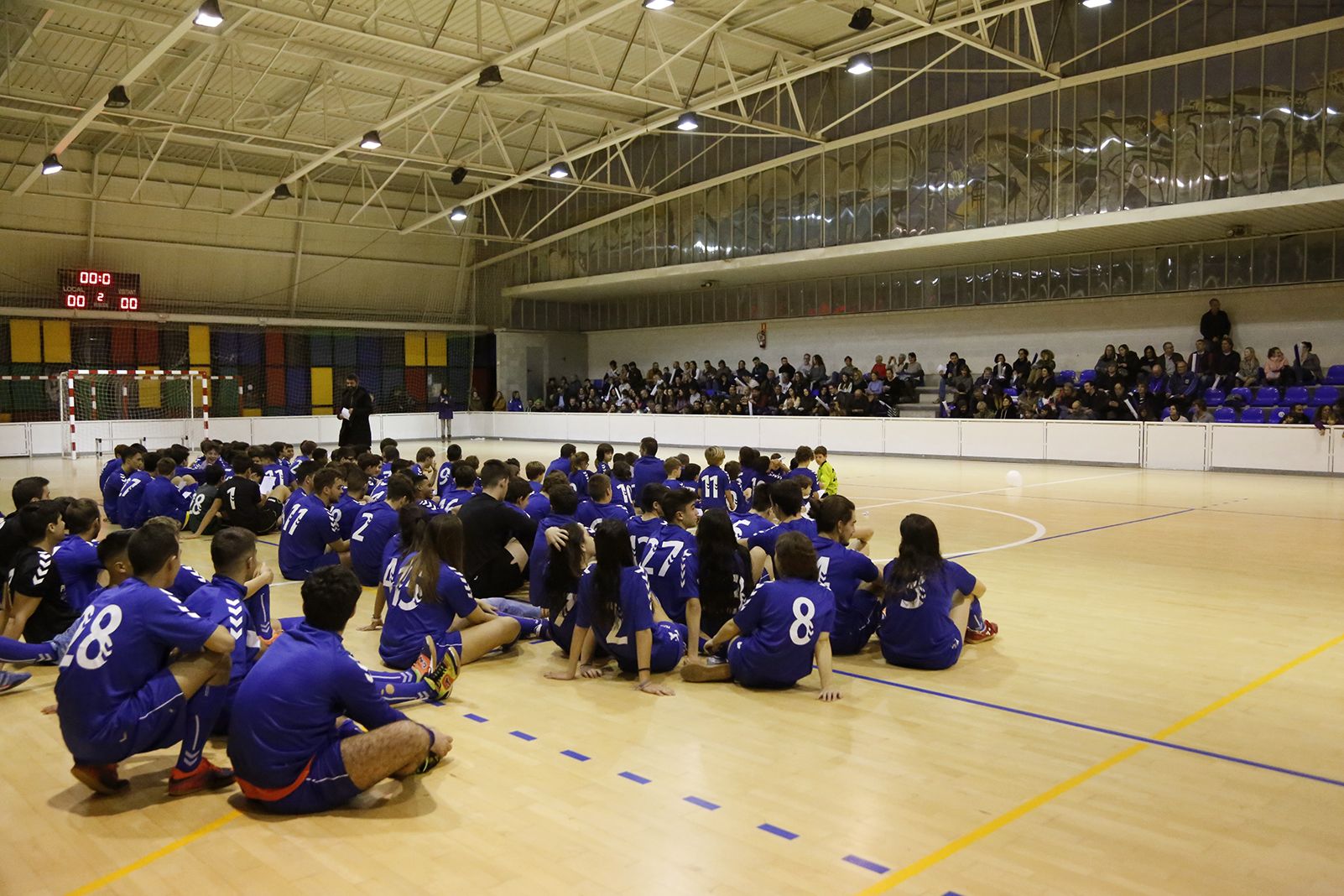 Presentació d'equips de l'Olimpyc la Floresta de futbol sala. FOTO: Anna Bassa