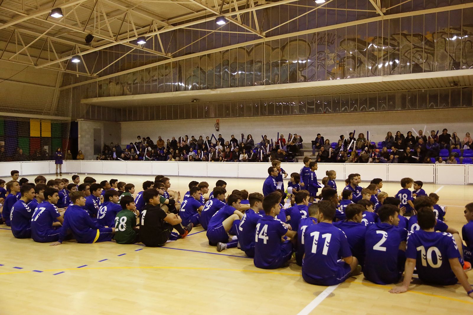 Presentació d'equips del futbol sala Olimpyc la Floresta  2019. FOTO: Anna Bassa