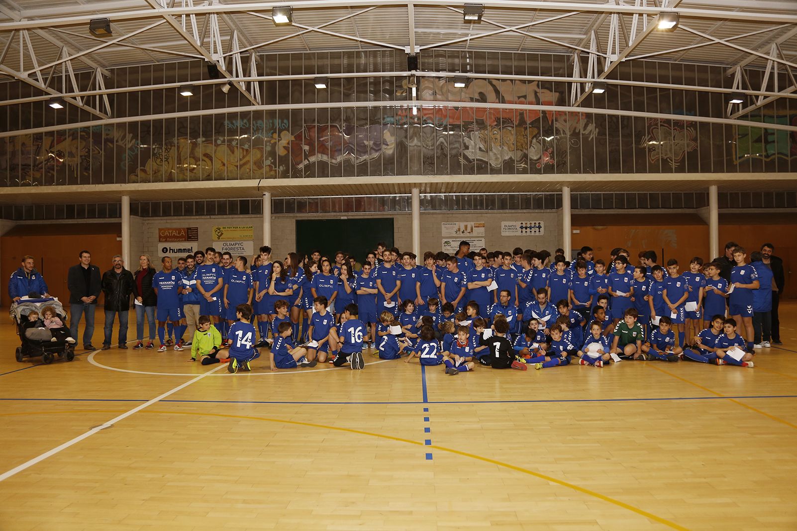 Presentació d'equips del futbol sala Olimpyc la Floresta  2019. FOTO: Anna Bassa