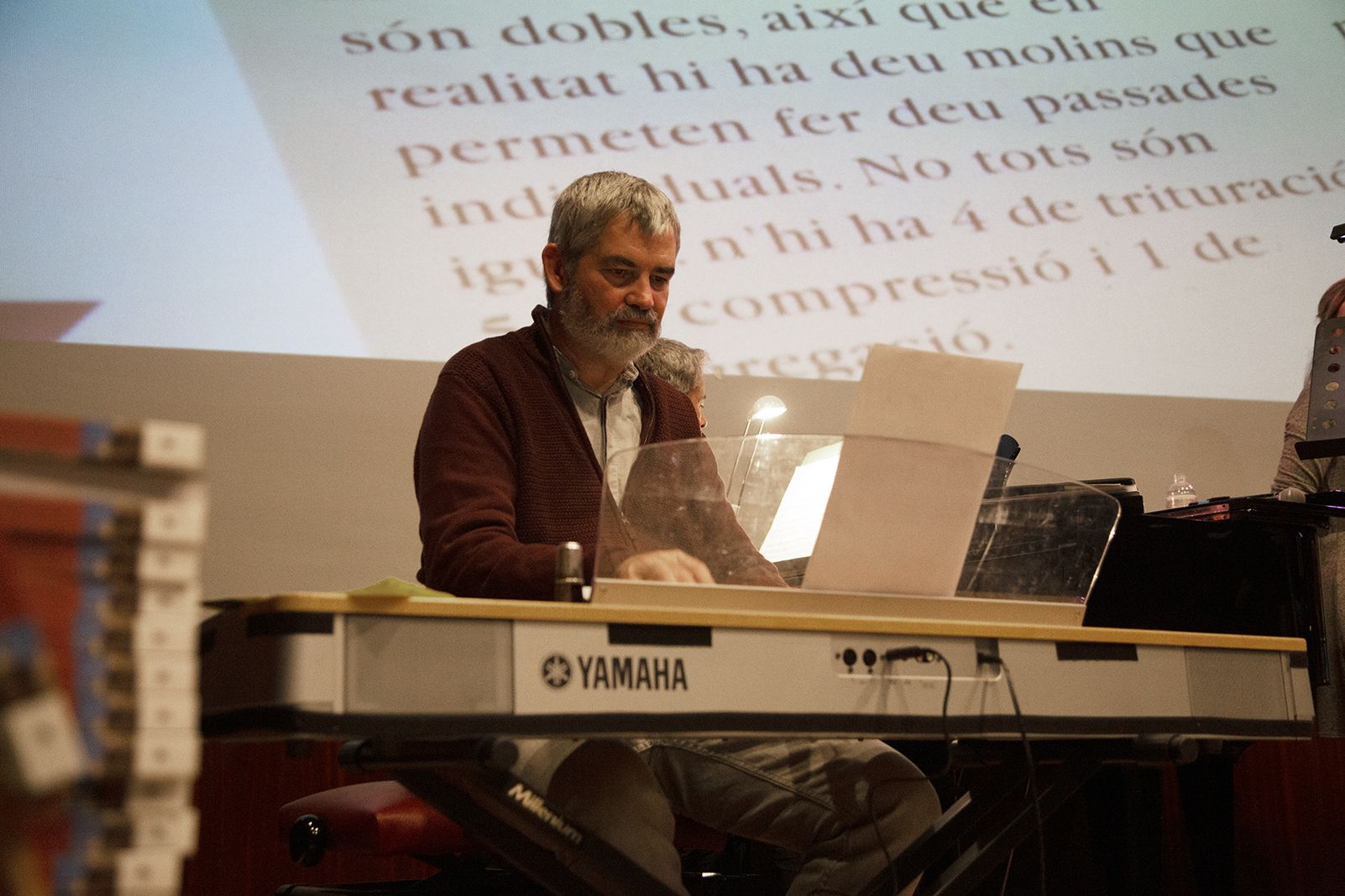 Daniel Romaní a la presentació del llibre "Catalunya Industrial". FOTO: Anna Bassa
