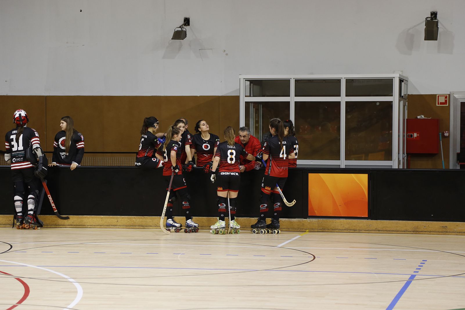 Hoquei sobre patins femení Partit de Lliga PHC Sant Cugat- Areces Asturhoquey. FOTO: Anna Bassa