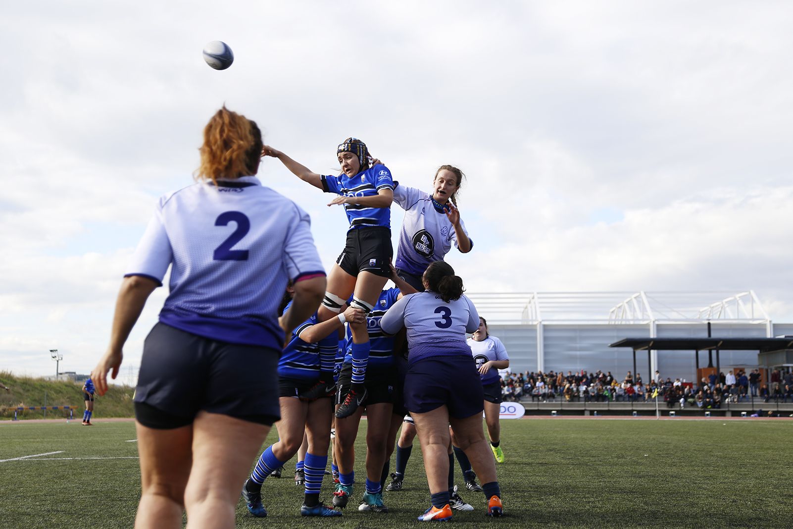 Semifinals divisió d'Honor Catalana rugbi femení CR Sant Cugat- Gòtic RC. FOTO: Anna Bassa