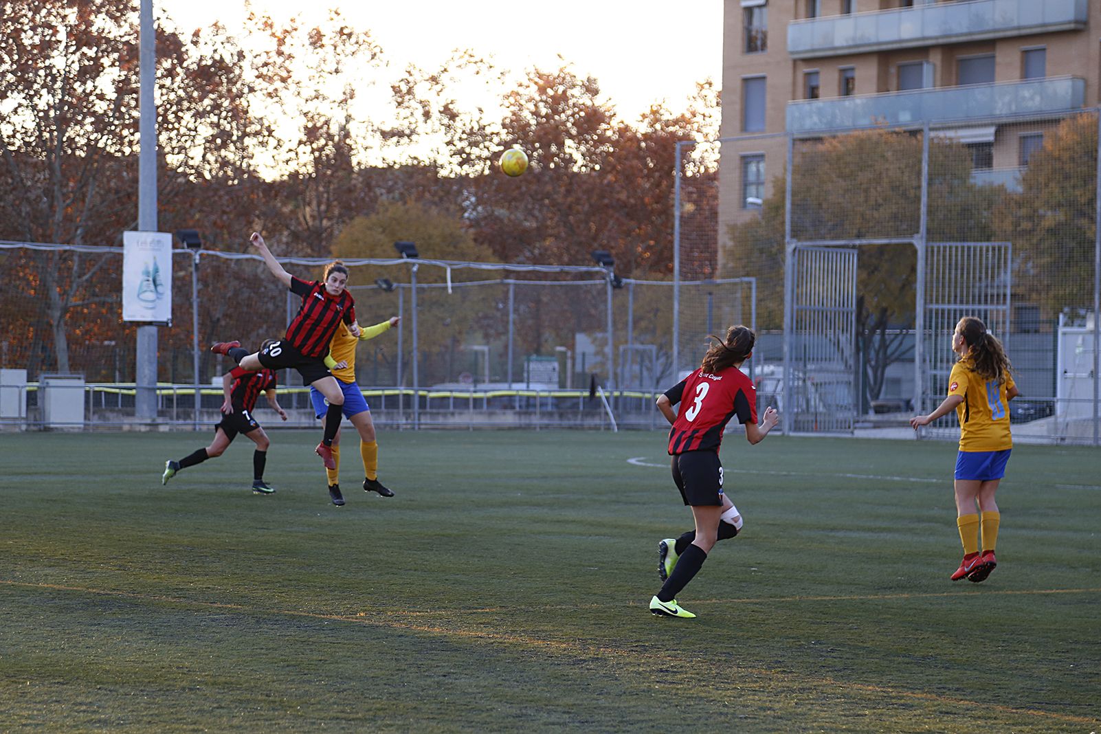 Partit de lliga futbol femení Sant Cugat FC- CD Fontasanta-Fatjó. FOTO: Anna Bassa