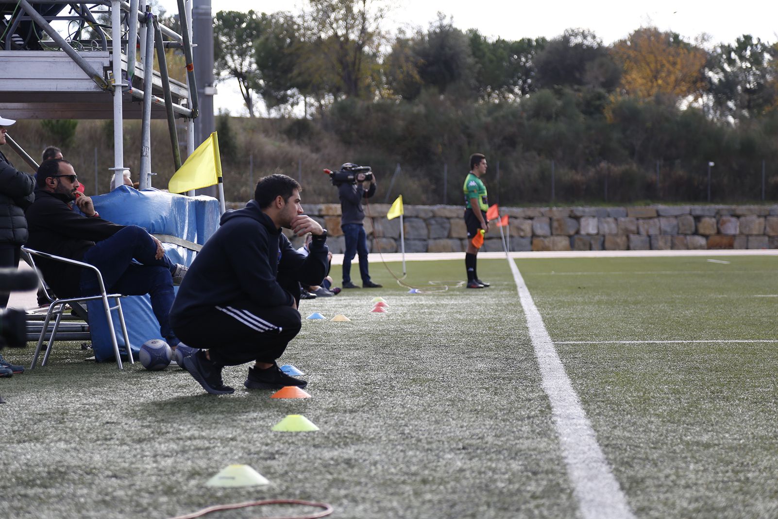 Albert Casorrán en el partit entre CR Sant Cugat i Gòtics RC. FOTO: Anna Bassa.  