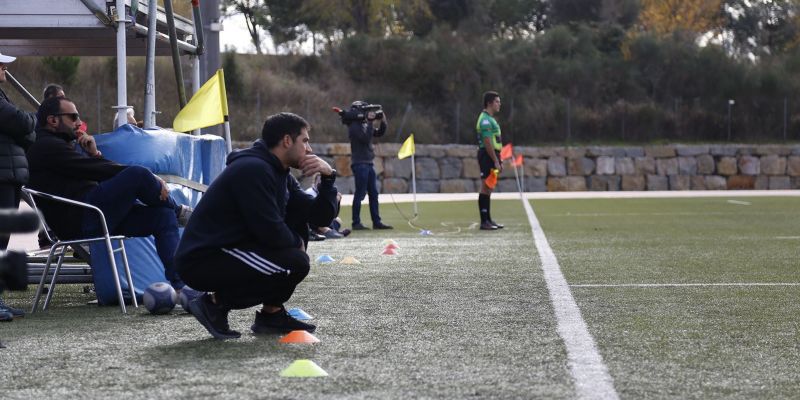 Albert Casorrán en el partit entre CR Sant Cugat i Gòtics RC. FOTO: Anna Bassa.  