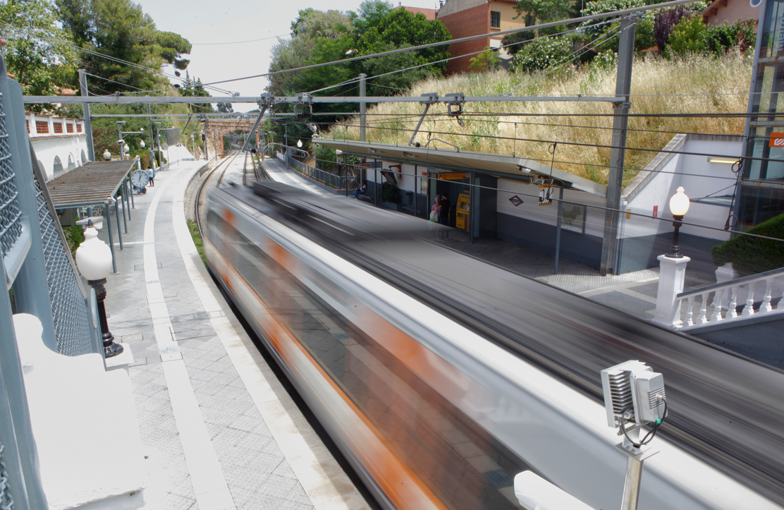 L'estació de FGC de La Floresta FOTO: Artur Ribera