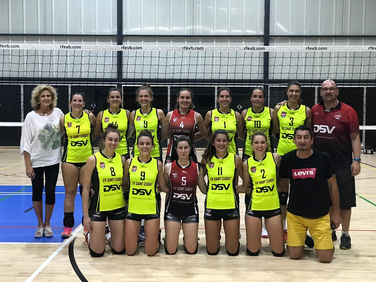 Aquesta temporada 2019-2020, el sénior B del DSV CV Sant Cugat ja ha guanyat la Lliga Catalana de la Divisió d'Honor Femenina. FOTO: DSC CV Sant Cugat