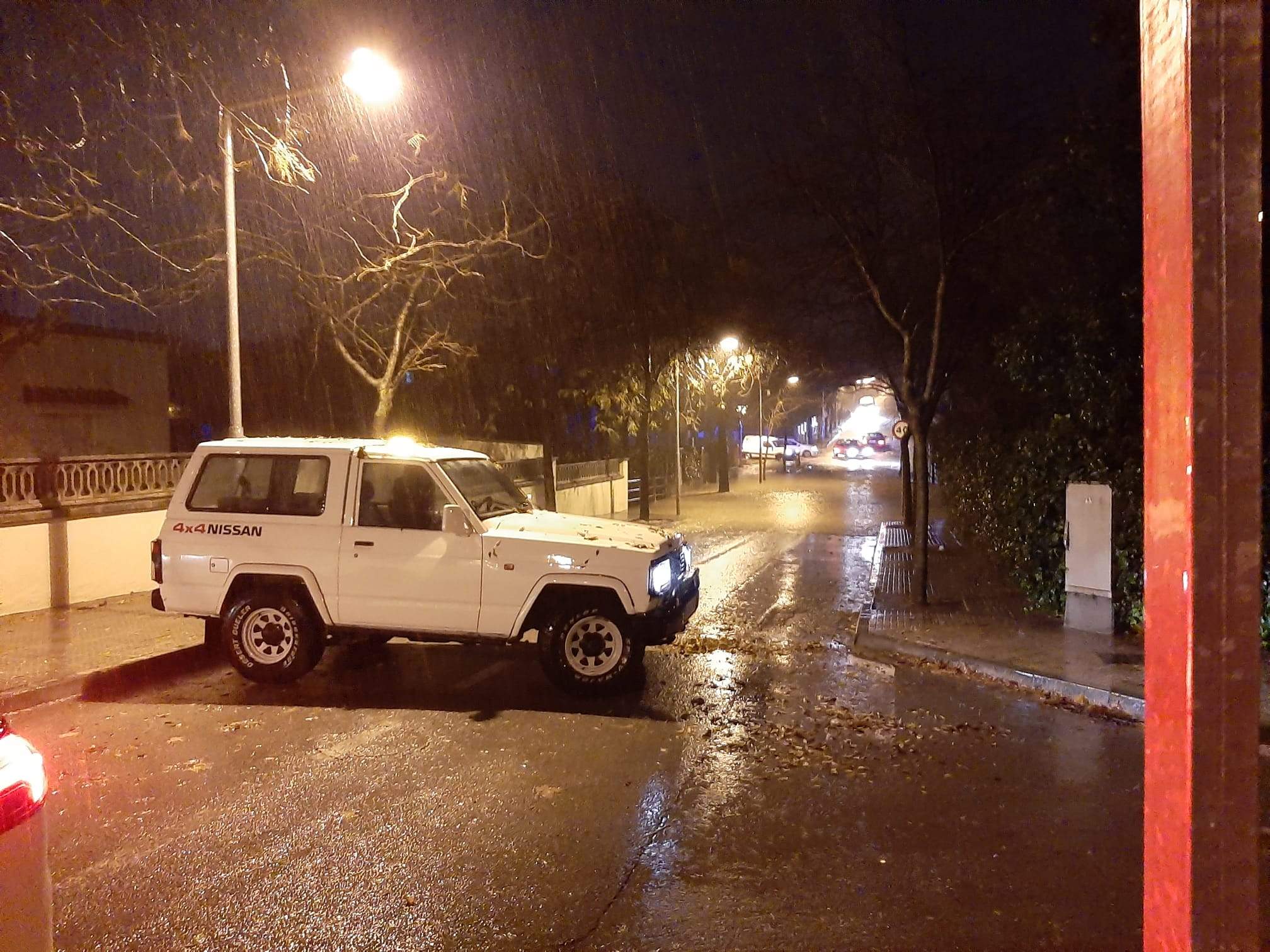 Afectacions per la pluja a Sant Cugat. FOTO: Manel Cervantes