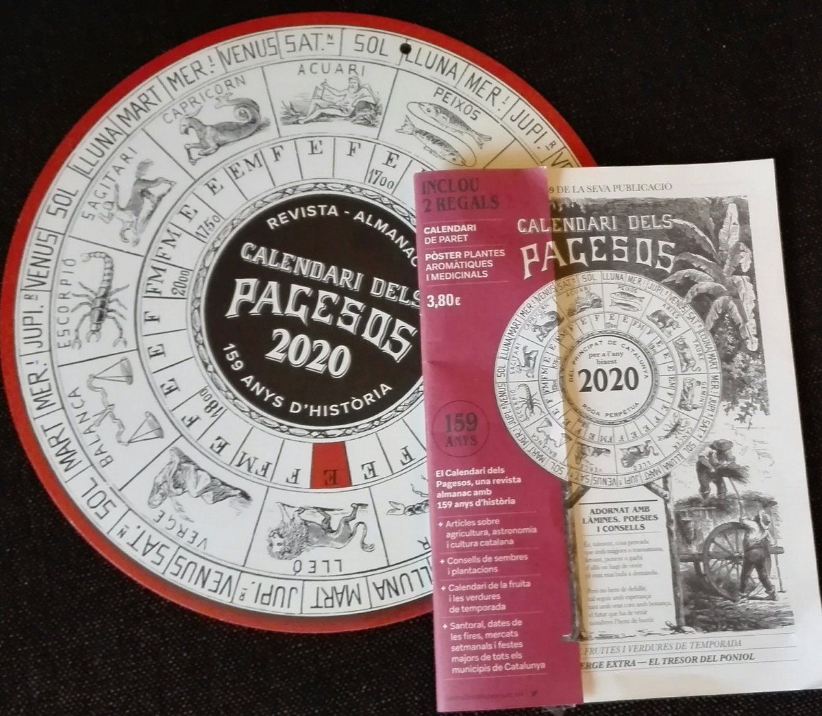 Calendari de Pagesos 2020. FOTO: Cedida