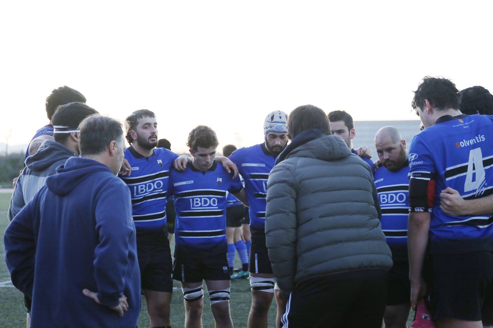 Partit de lliga rugbi masculí CR Sant Cugat- Andemen Tatami RC. FOTO: Anna Bassa