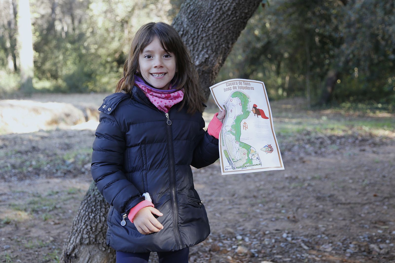 Buscant pel bosc els tions amagats. FOTO: Anna Bassa