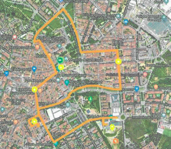 Recorregut de la Cavalcada de Reis 2020