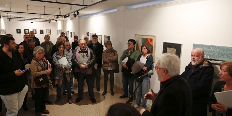 Inauguració de l'exposició de les 38 portades de les edicions de la revista Gausac. FOTO: Yves Dimant
