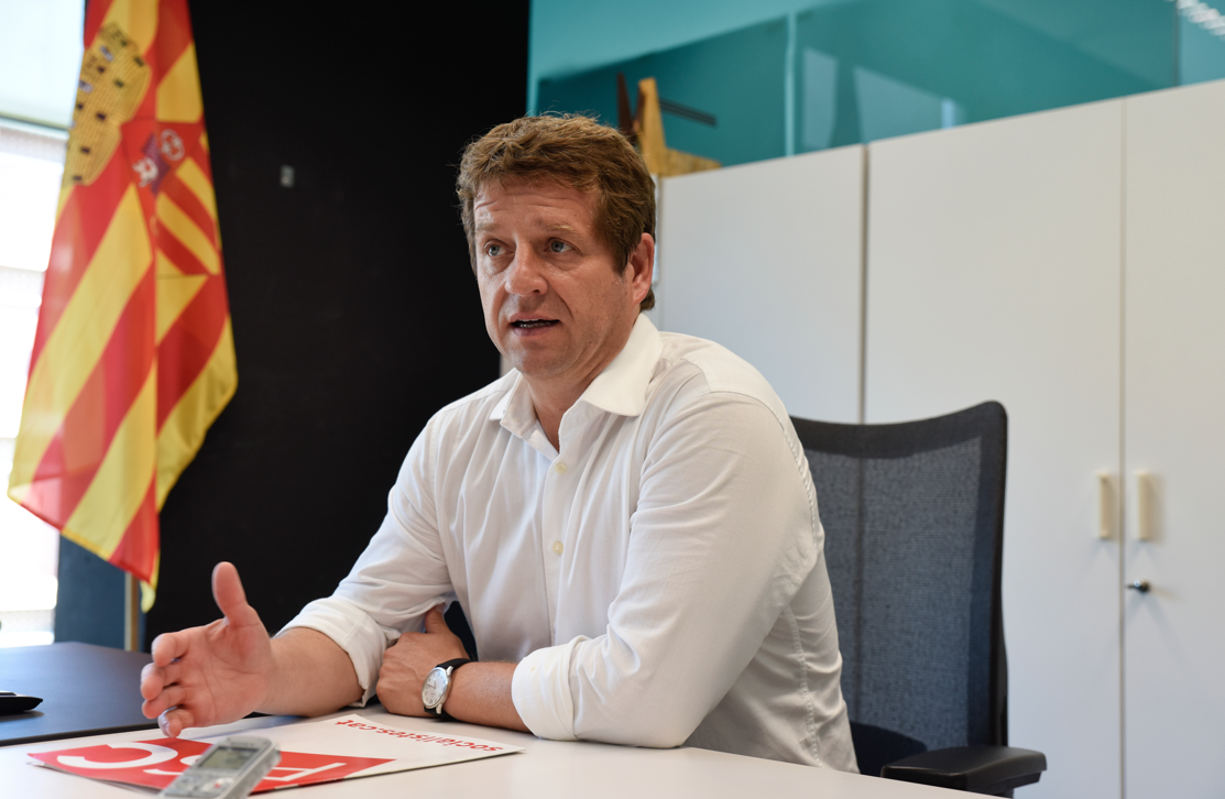 Pere Soler, primer secretari del PSC Sant Cugat. FOTO: Bernat Millet