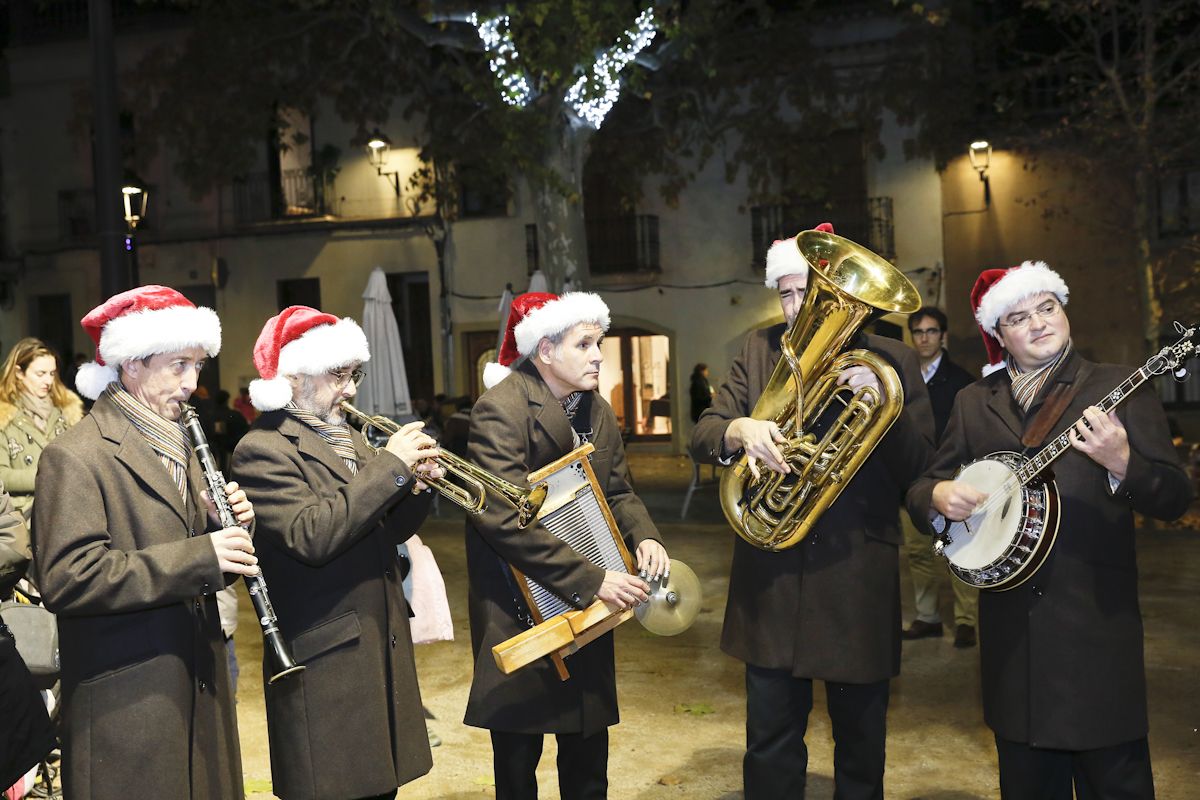 Presentació del pessebre vivent al NADAL de la plaça Barcelona a Sant Cugat. FOTO: Yves Dimant
