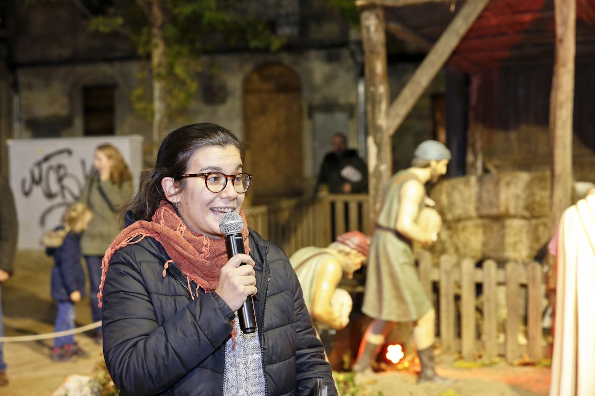 Presentació del pessebre vivent al NADAL de la plaça Barcelona a Sant Cugat. FOTO: Yves Dimant
