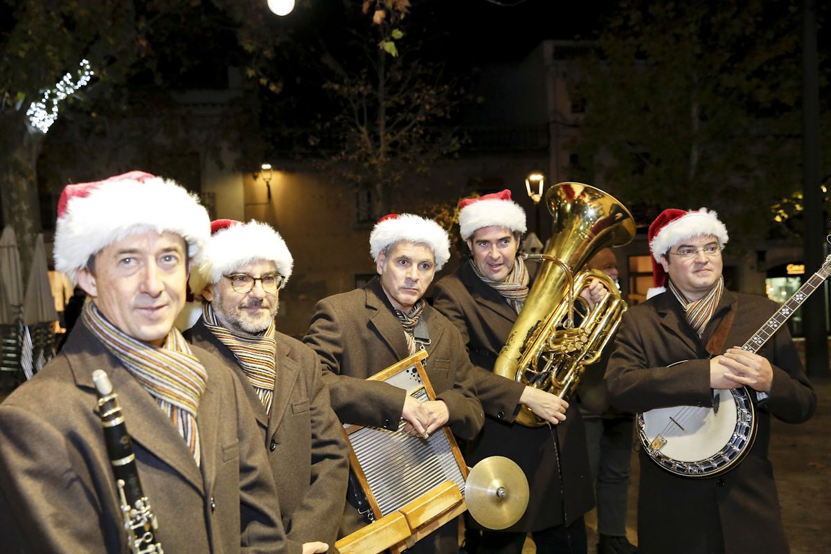 Presentació del pessebre vivent al NADAL de la plaça Barcelona a Sant Cugat. FOTO: Yves Dimant