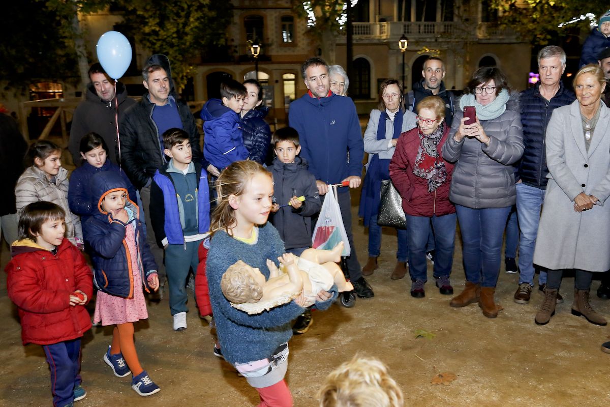 Presentació del pessebre vivent al NADAL de la plaça Barcelona a Sant Cugat. FOTO: Yves Dimant