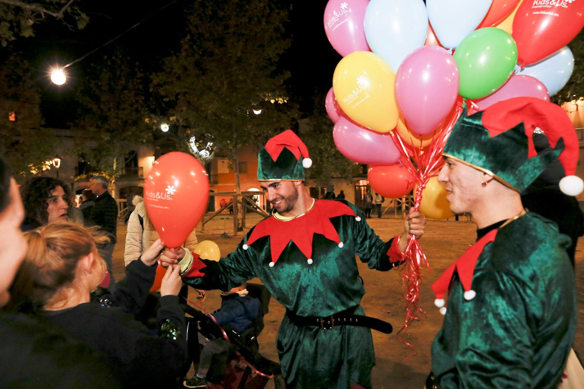 Presentació del pessebre vivent al NADAL de la plaça Barcelona a Sant Cugat. FOTO: Yves Dimant