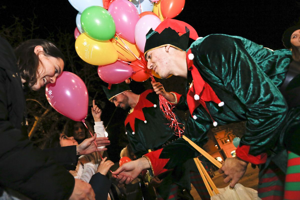 Presentació del pessebre vivent al NADAL de la plaça Barcelona a Sant Cugat. FOTO: Yves Dimant